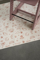 Kids Mealtime Floor Mat, Non-Slip & Waterproof - Palm Beach Terra
