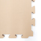Large Foam Puzzle Mats - Beige / Dark Beige