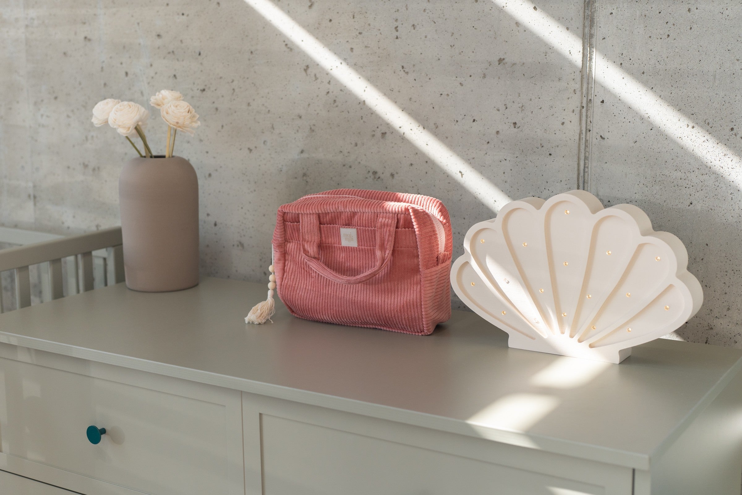 Large Make-Up Bag - Coral