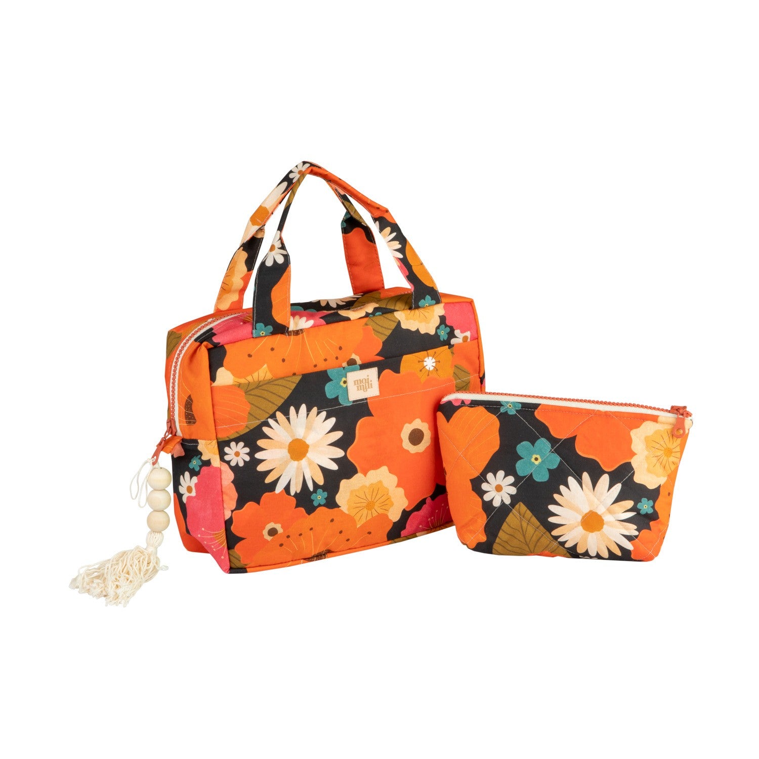 Meikkilaukku setti 2 kpl – Picnic With Flowers