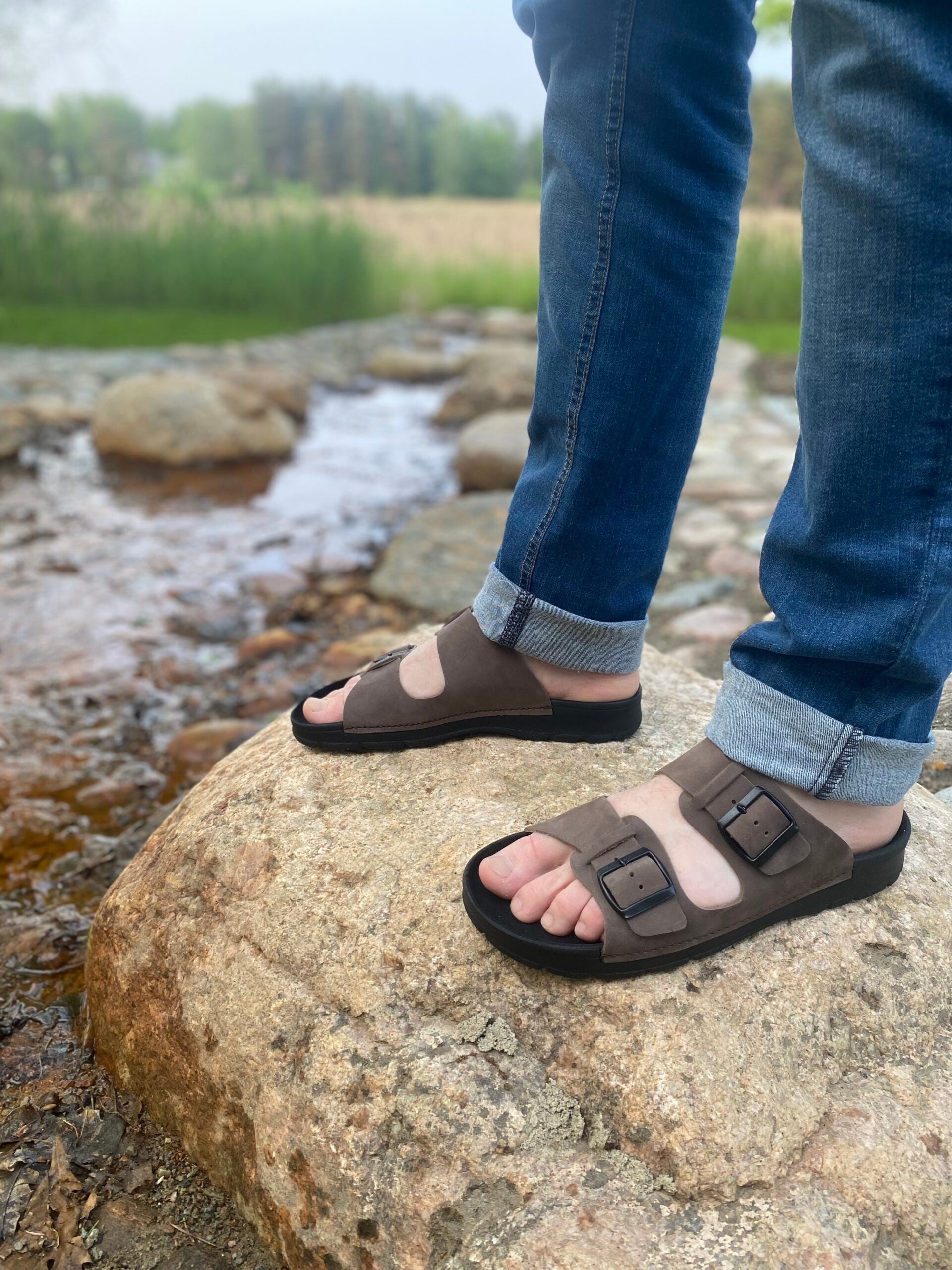 Märt Men's Sandals – Dark Brown