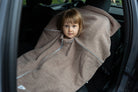 Merino Wool Car Poncho For Kids - Bear