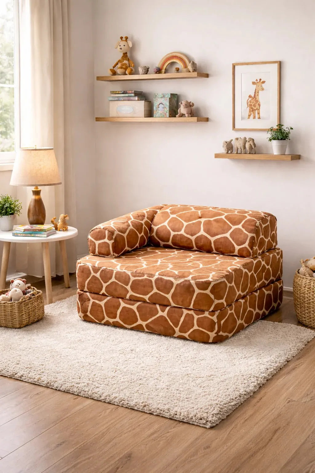 Lasten nojatuoli – modulaarinen Giraffe eläinkuosi
