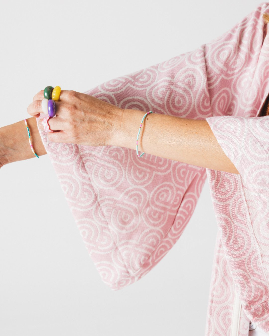 Bamboo Kimono for Women - Rose