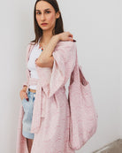 Bamboo Kimono for Women - Rose