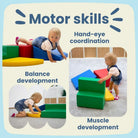 Rainbow Bridge Soft Play Set - Beige & Honey