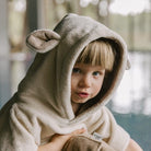 Lasten kylpyponcho suloisilla korvilla