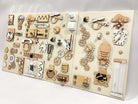 Two-piece wall activity panel (60×80 + 60×39 cm)
