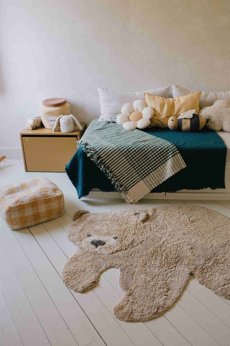 Washable Rug Teddy, 120 x 122 cm