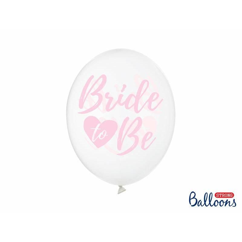 "Bride to Be" ilmapallot / vaaleanpunainen 6 kpl - Decora House