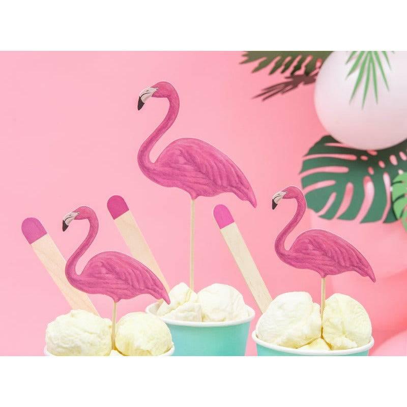 "Flamingo" cocktailtikut 6 kpl - Decora House