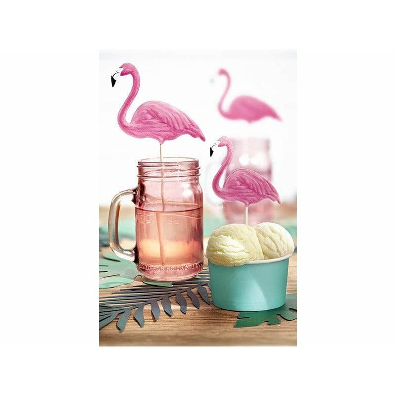 "Flamingo" cocktailtikut 6 kpl - Decora House