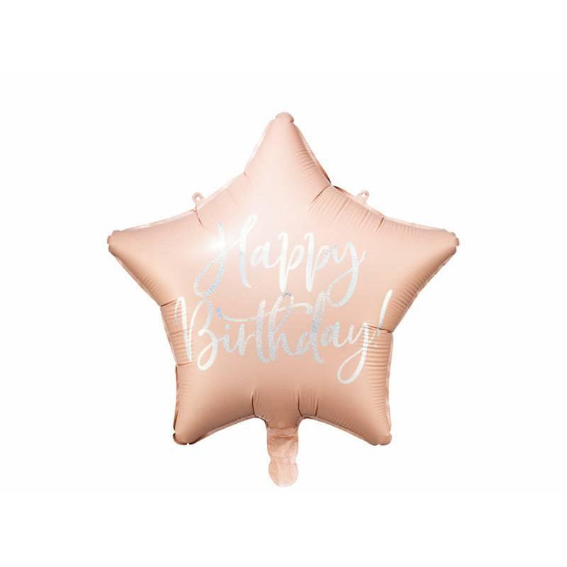 Foliopallo "Happy Birthday" / puuteri - Decora House