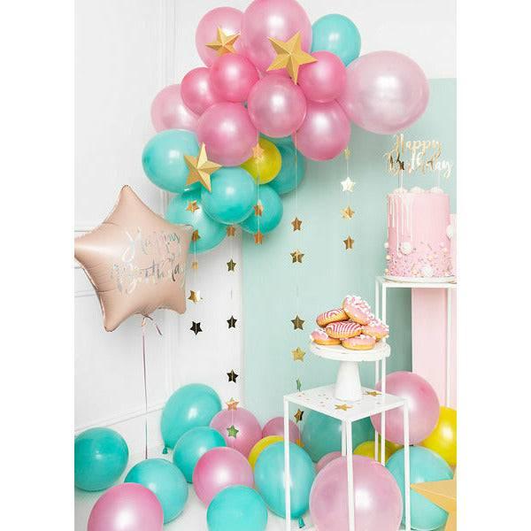 Foliopallo "Happy Birthday" / puuteri - Decora House