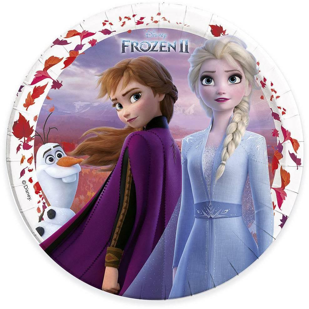 "Frozen II" isot lautaset 8 kpl - Decora House