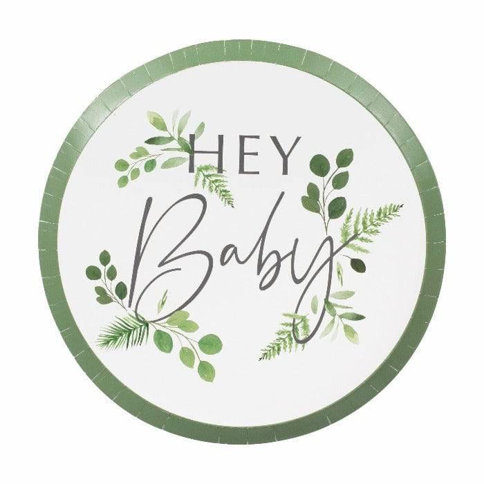 "Hey Baby" isot lautaset 8 kpl - Decora House