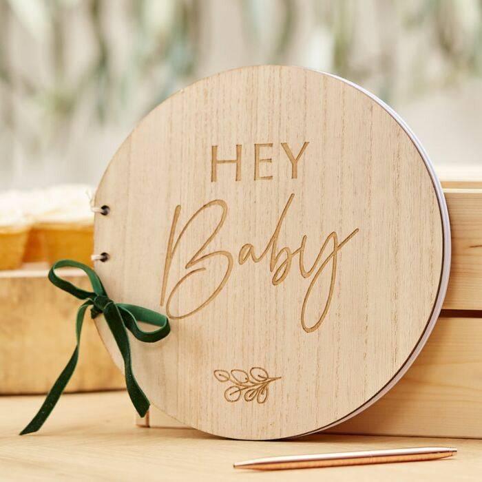 "Hey Baby" puinen vieraskirja - Decora House
