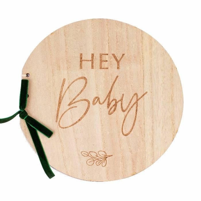 "Hey Baby" puinen vieraskirja - Decora House