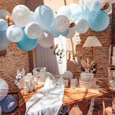 Ilmapallokaarisetti / baby blue - Decora House