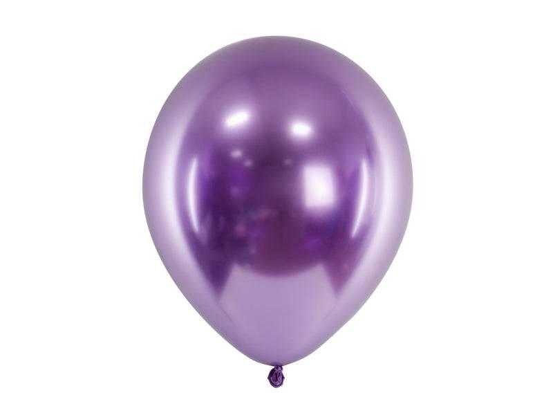 Kromi-ilmapallo / violetti 10 kpl - Decora House