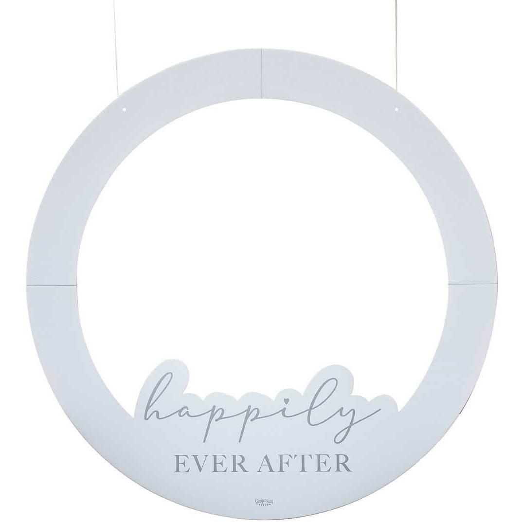 Photo Booth -kehys - Happily Ever After , Kirjaimilla