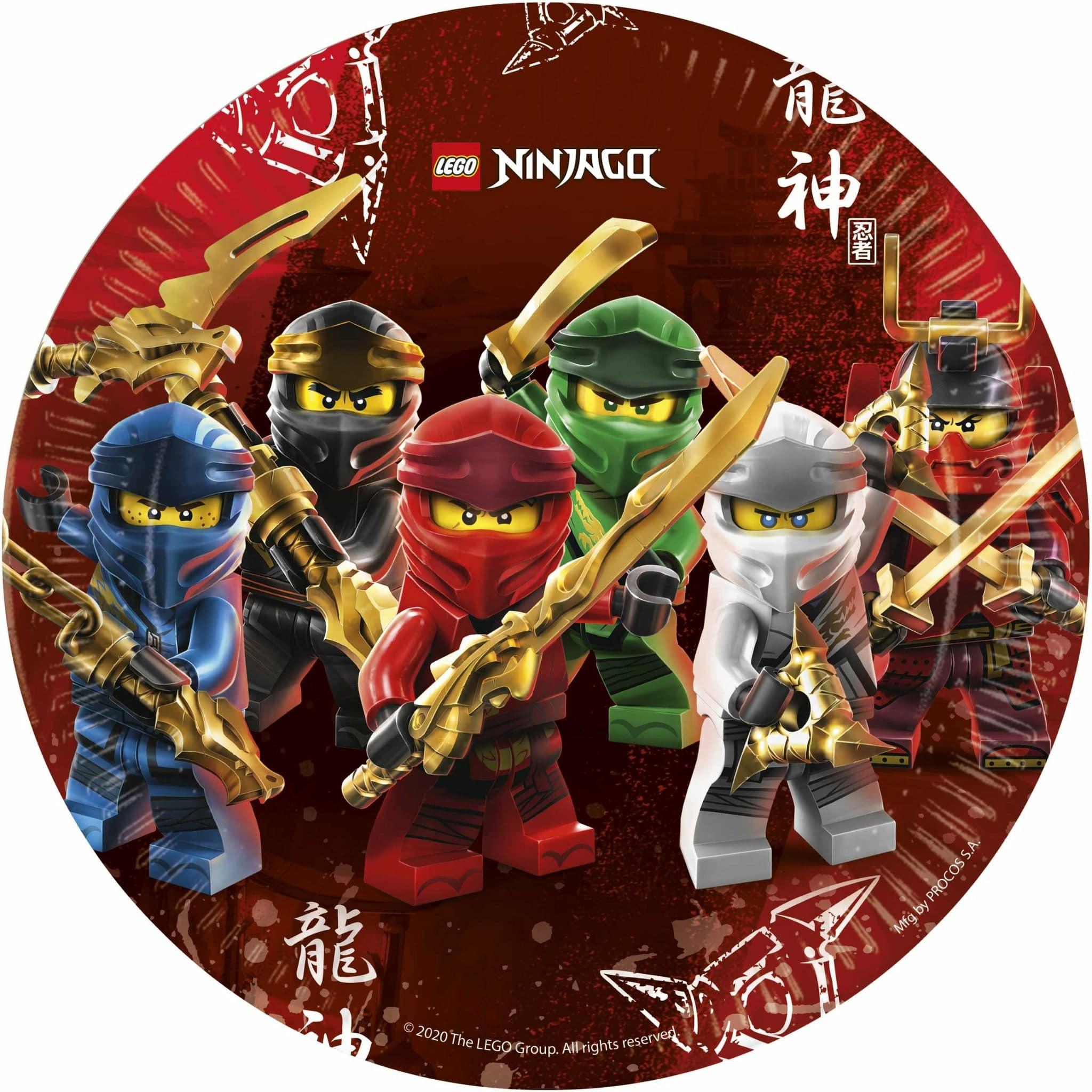 LEGO Ninjago isot lautaset 8 kpl - Decora House