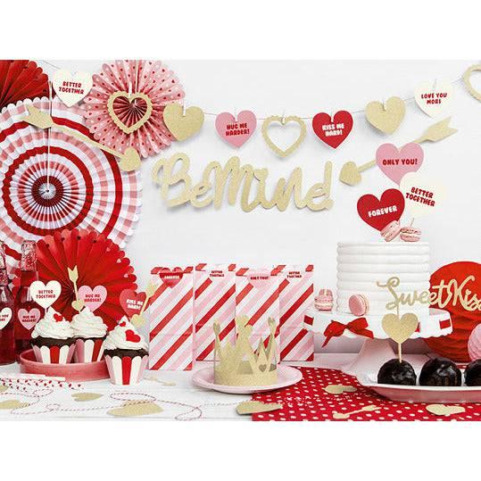 Muffinssi-koristepaperit "Sweet Love" / 6 kpl - Decora House