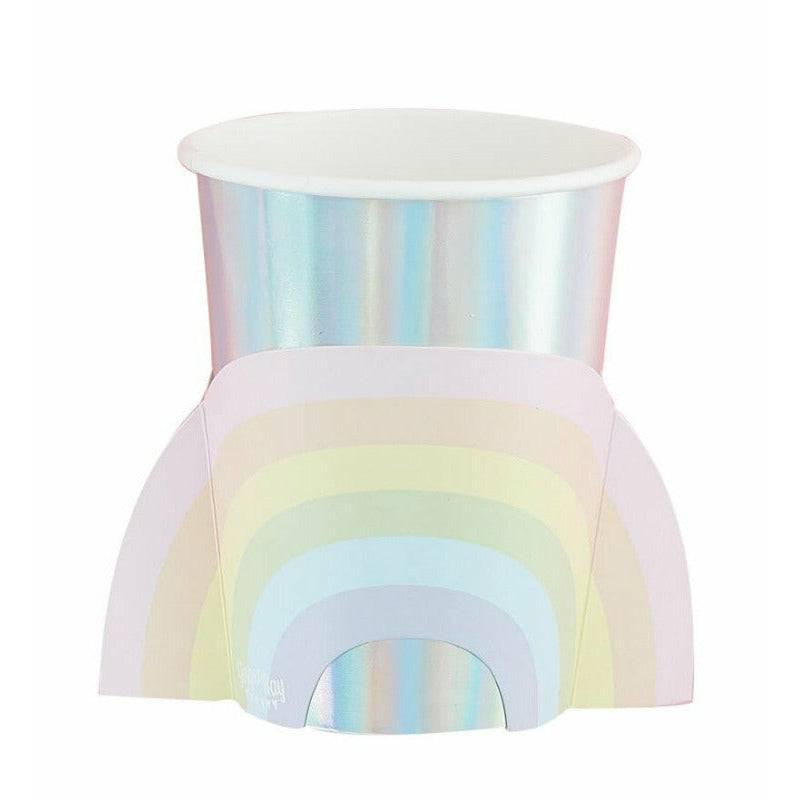 "Pastel Party Rainbow" mukit 8 kpl - Decora House