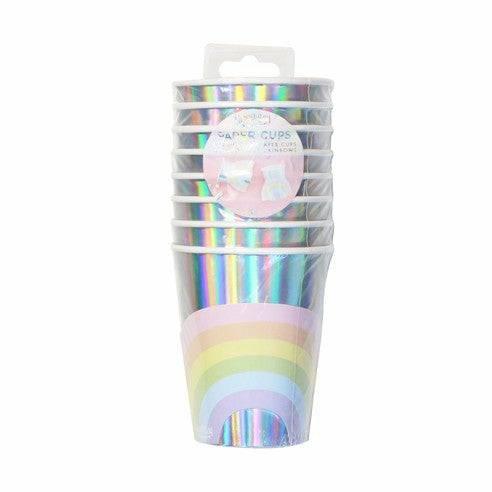 "Pastel Party Rainbow" mukit 8 kpl - Decora House