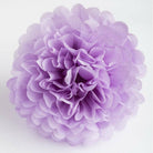 Pom pom silkkipaperikukka 25 cm / lila - Decora House