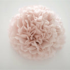 Pom pom silkkipaperikukka 25 cm / vaalea roosa - Decora House