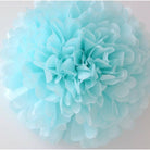 Pom pom silkkipaperikukka 25 cm / vedensininen - Decora House