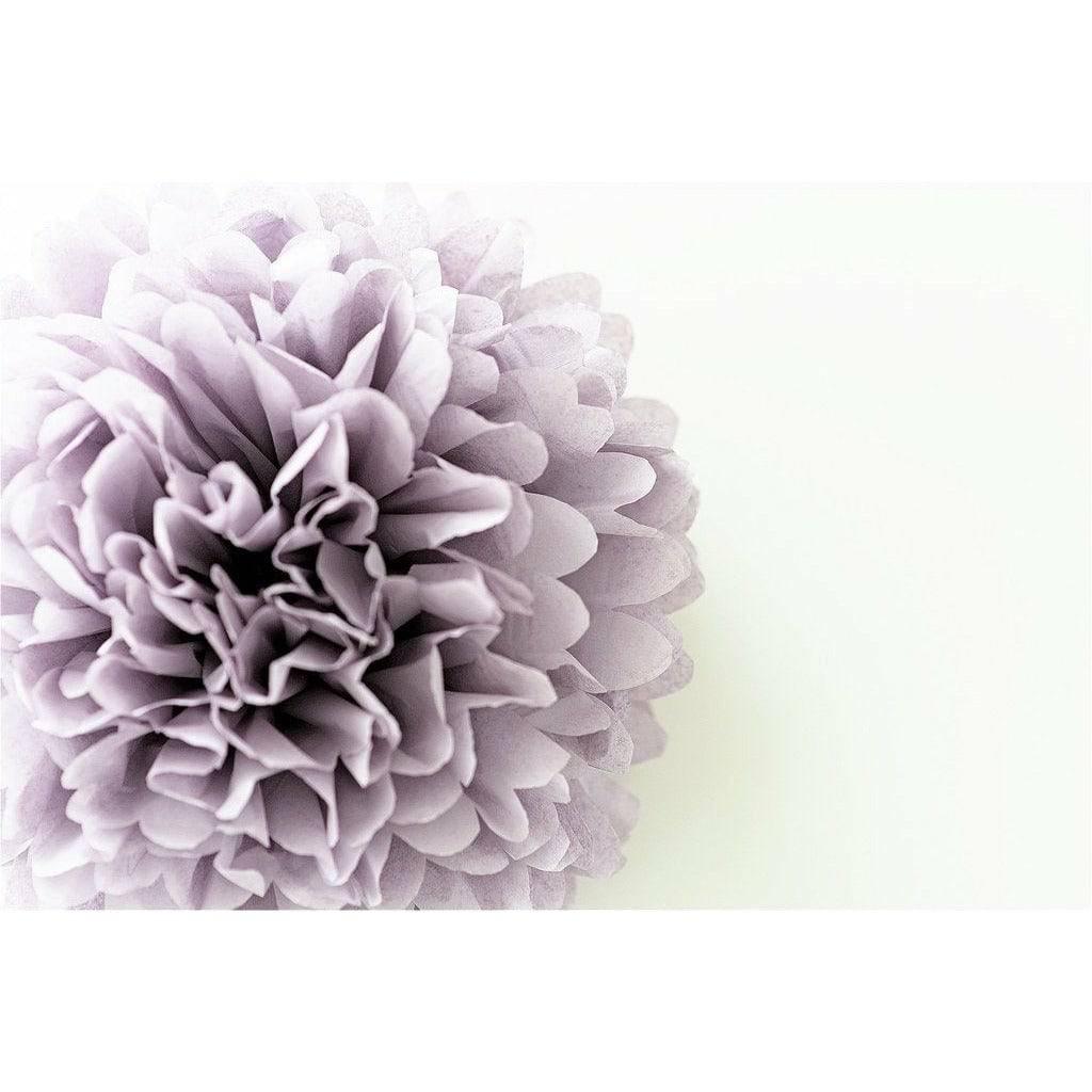 Pom pom silkkipaperikukka 35 cm / utuinen lila - Decora House